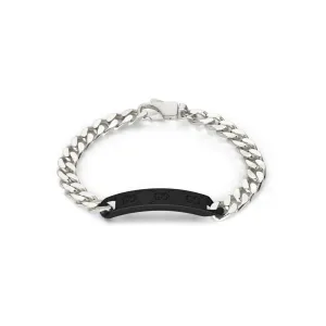 Sterling Silver GG Tag Bracelet
