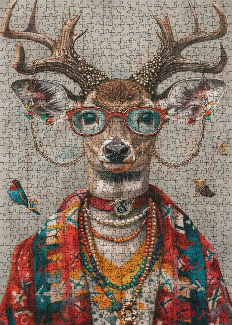 Stylish Deer Jigsaw Puzzle