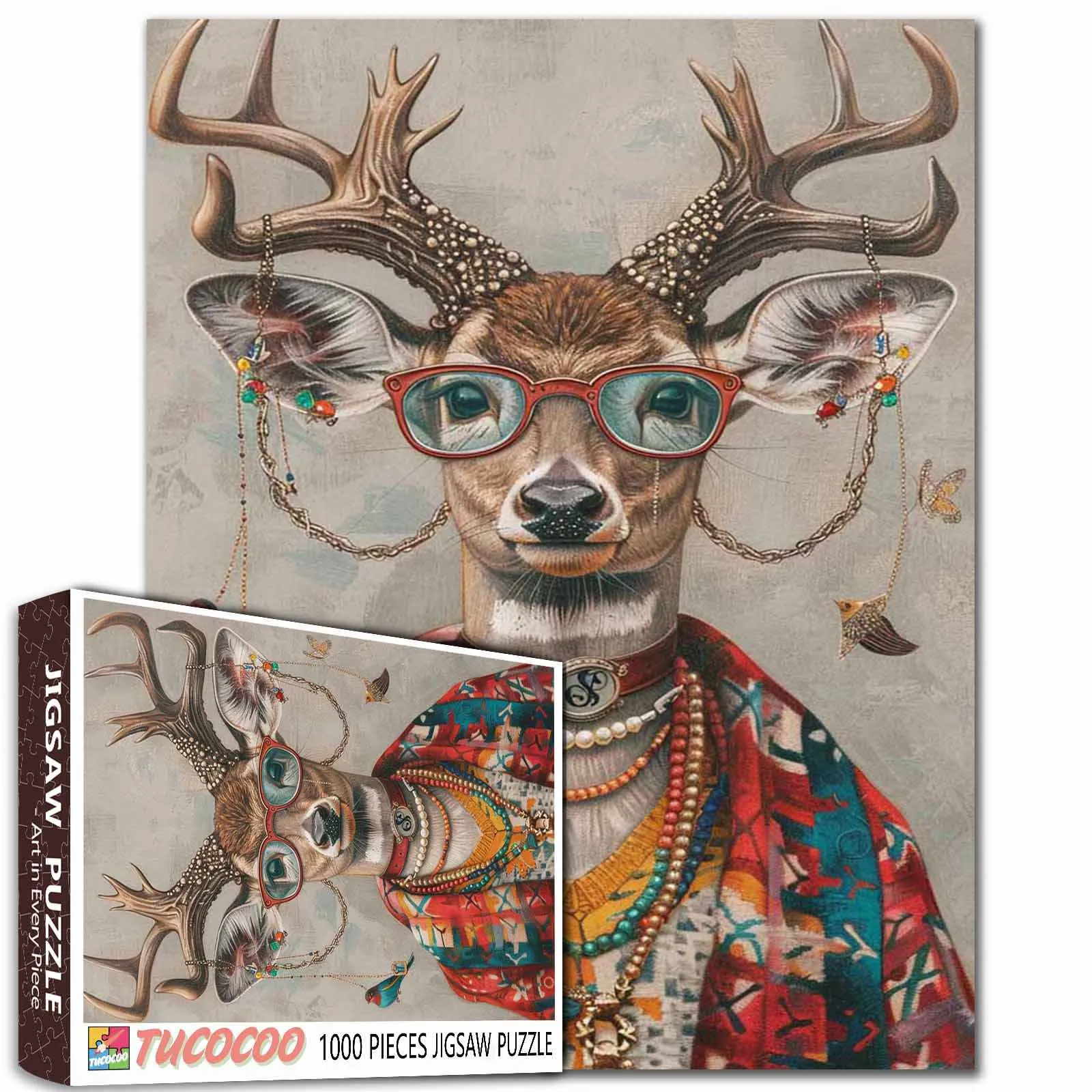 Stylish Deer Jigsaw Puzzle