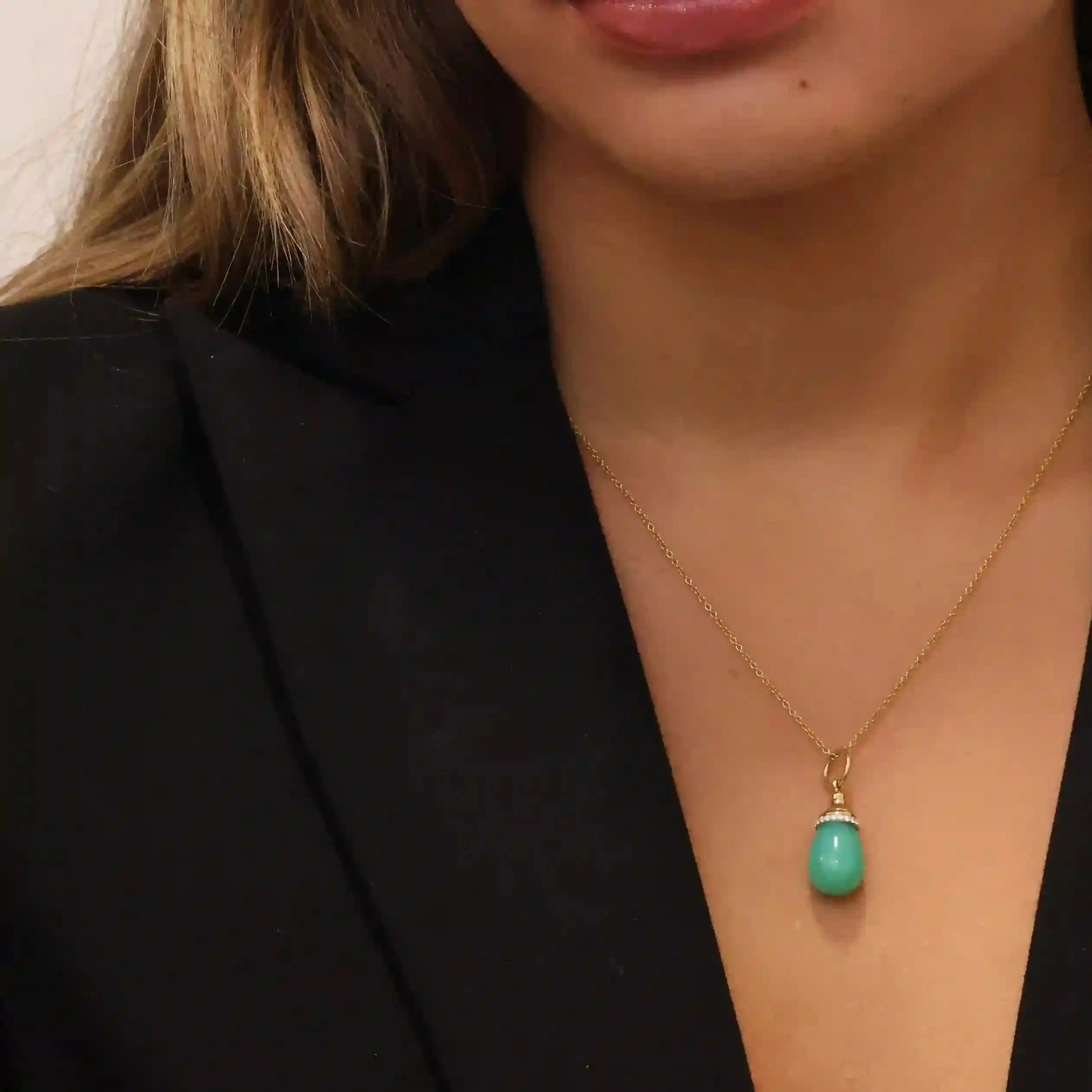 Syna Mini Mogul Drop Necklace