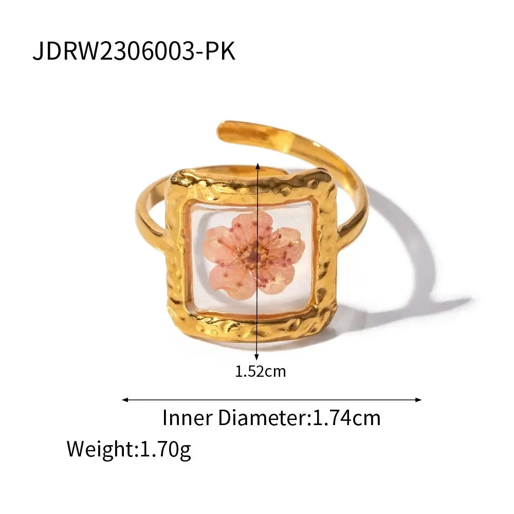 TEEK - Eternity Flower 18K Gold Plated Ring
