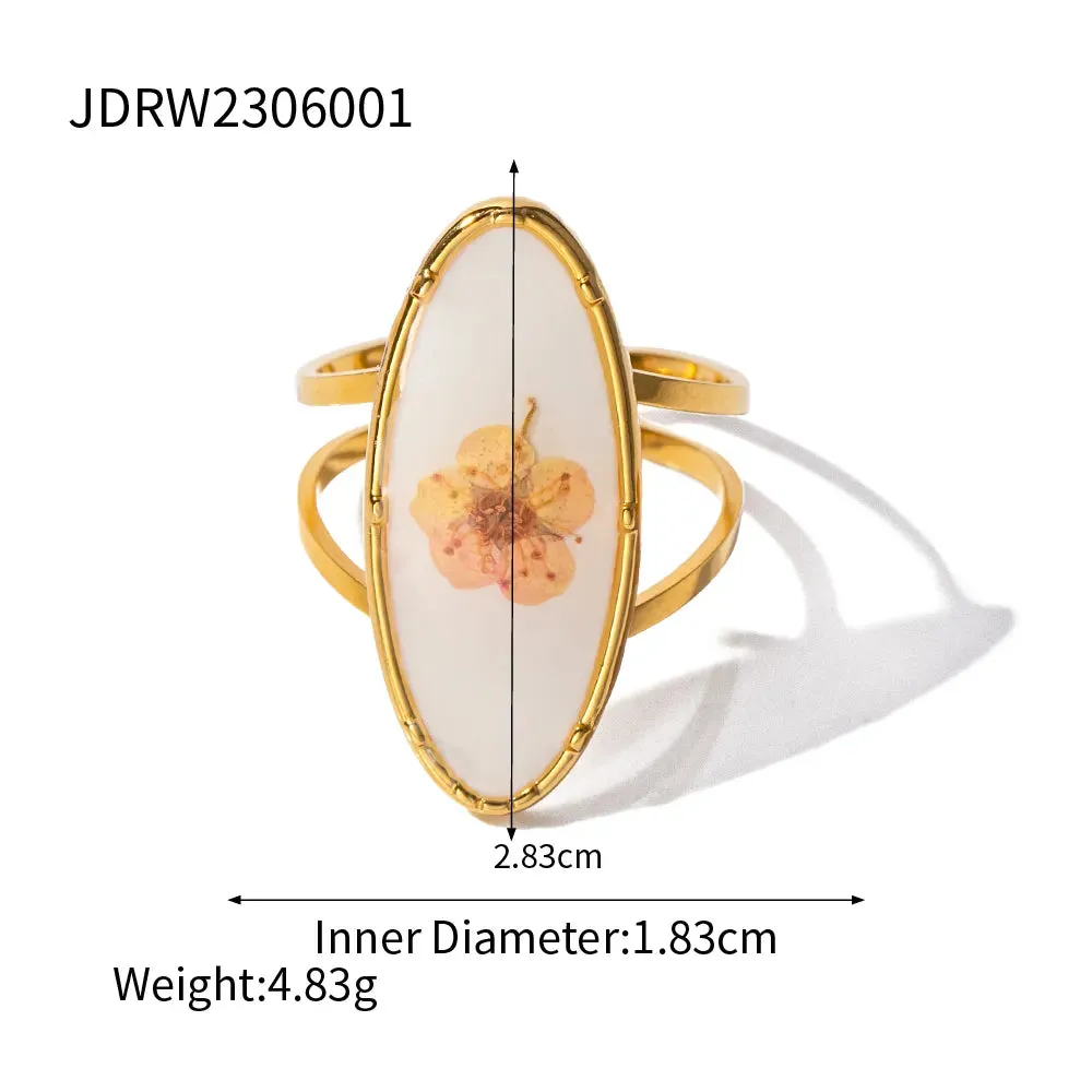 TEEK - Eternity Flower 18K Gold Plated Ring