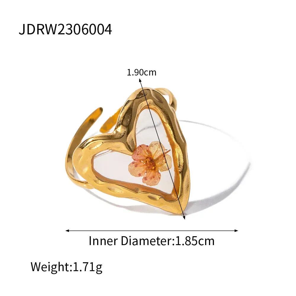 TEEK - Eternity Flower 18K Gold Plated Ring