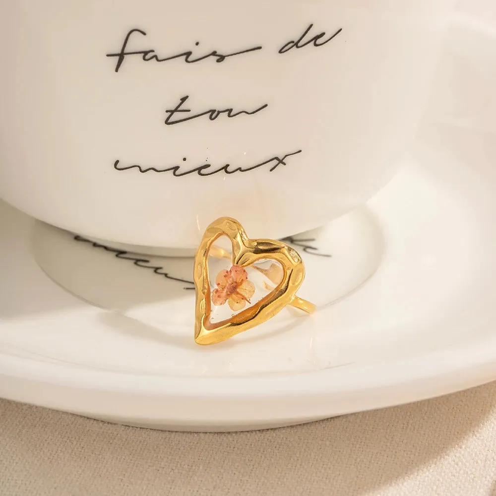 TEEK - Eternity Flower 18K Gold Plated Ring