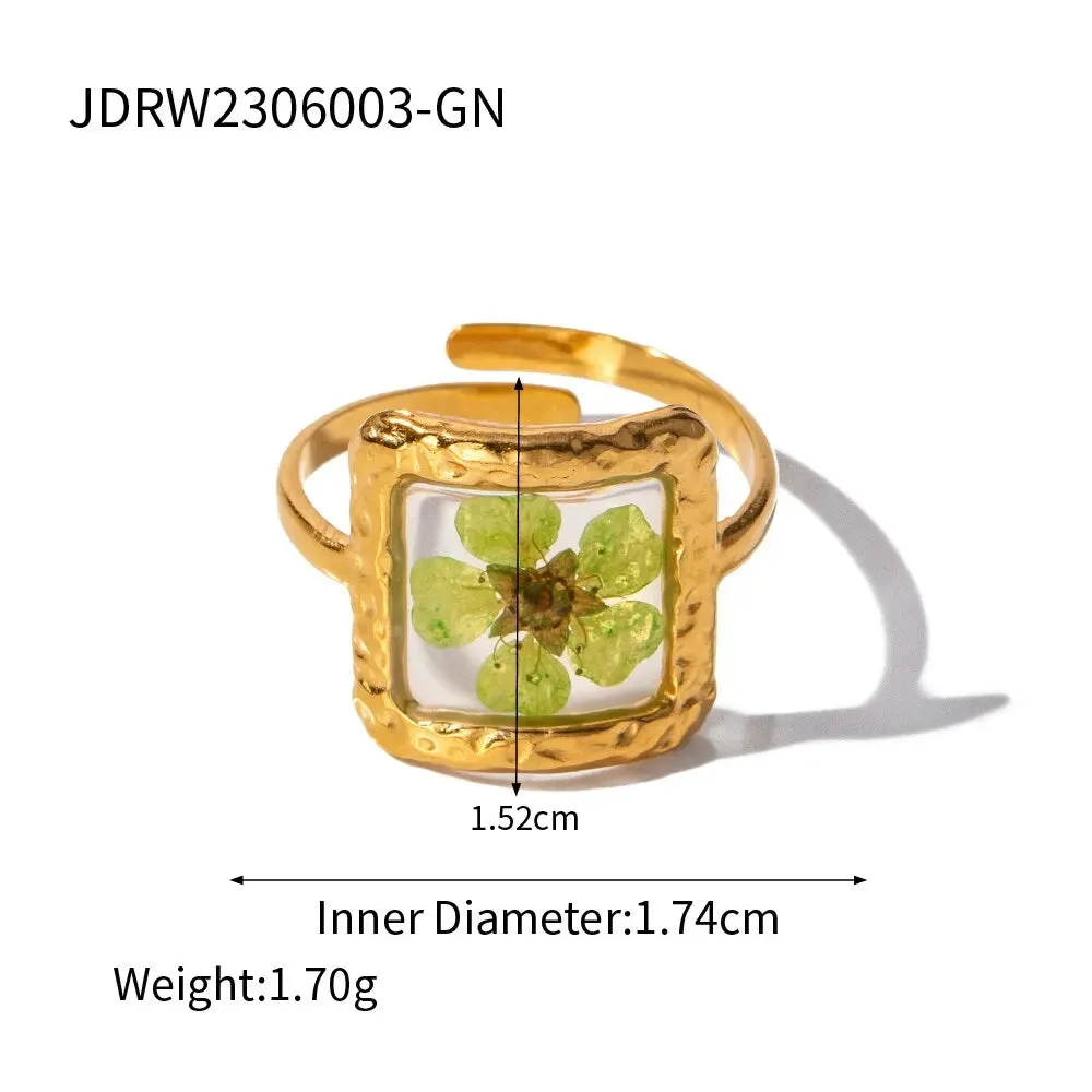 TEEK - Eternity Flower 18K Gold Plated Ring