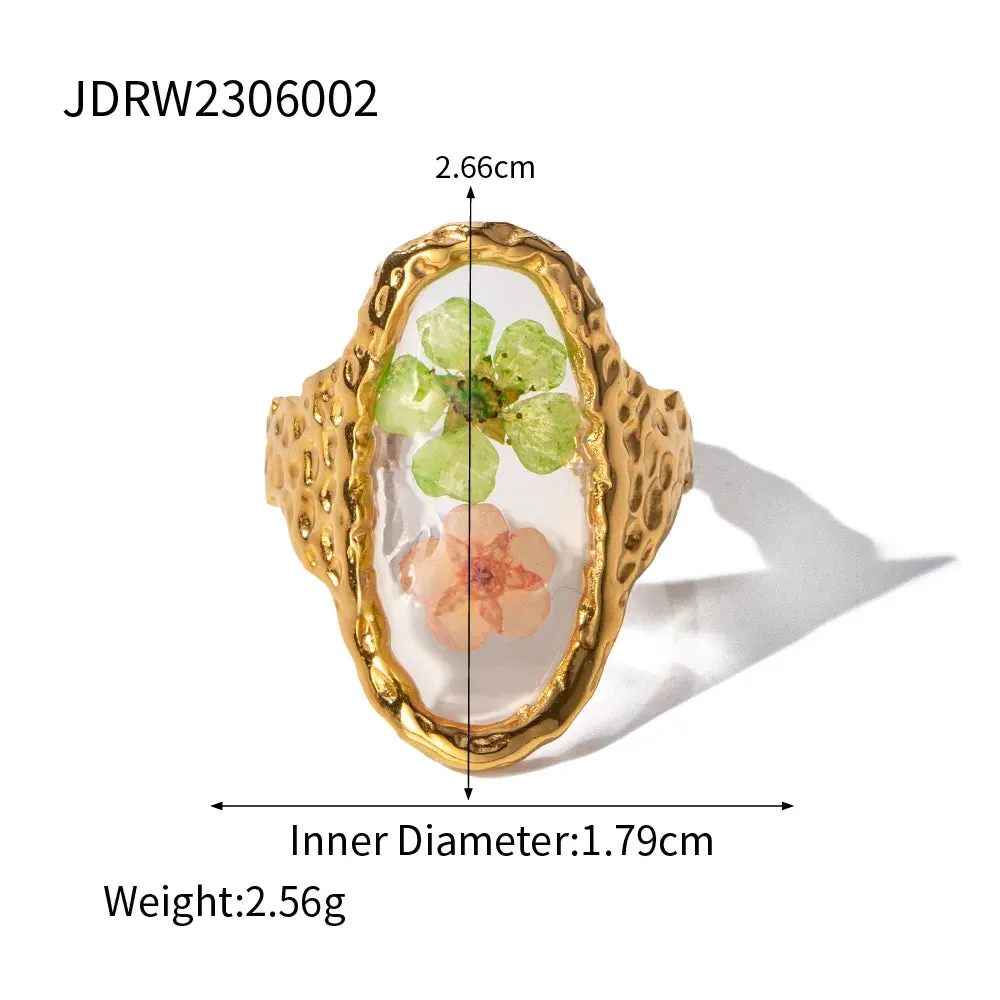 TEEK - Eternity Flower 18K Gold Plated Ring