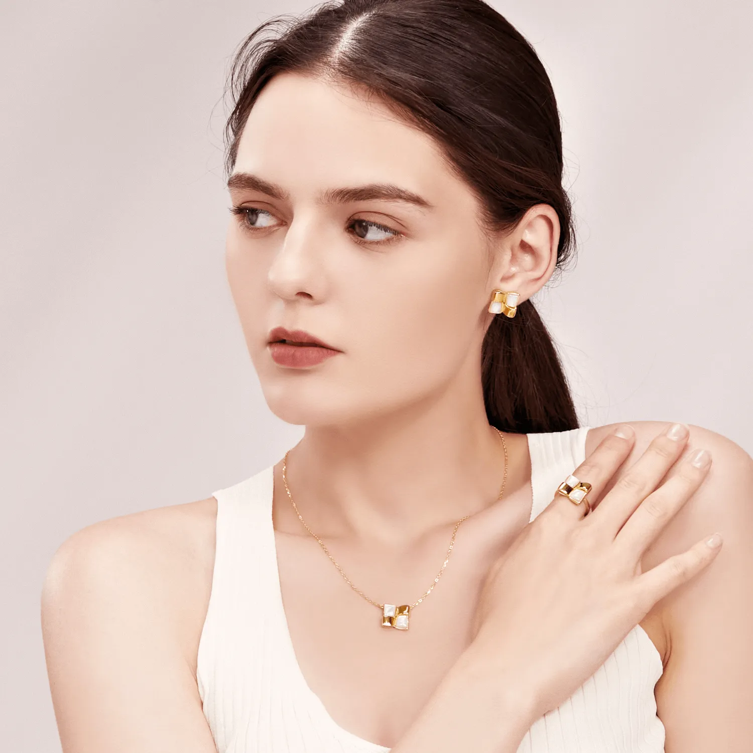 Textile Statement Ring