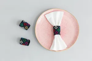 The Colorful Tatreez Napkin Rings