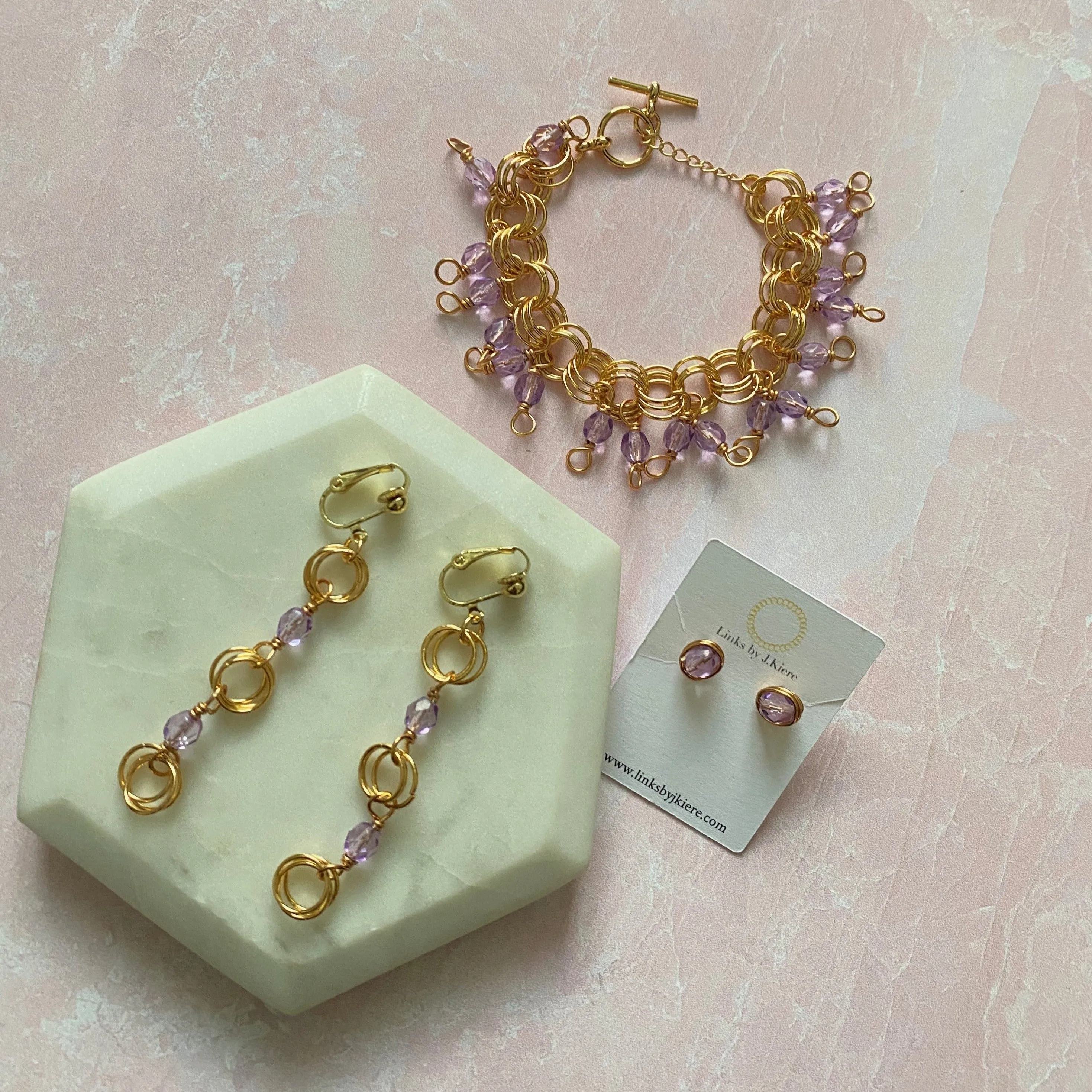 The Donna Bracelet in Lilac