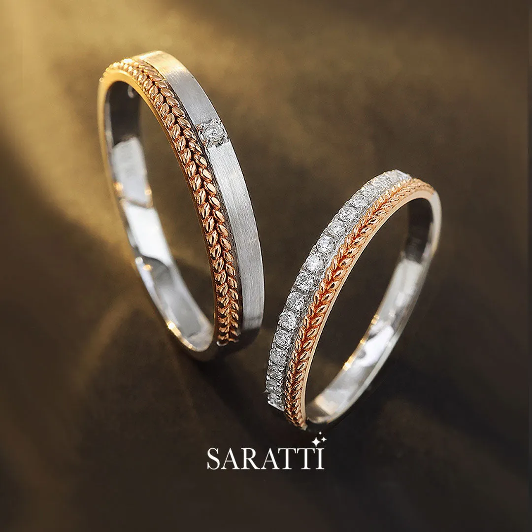 Timeless Bliss Wedding Rings Set | His & Hers