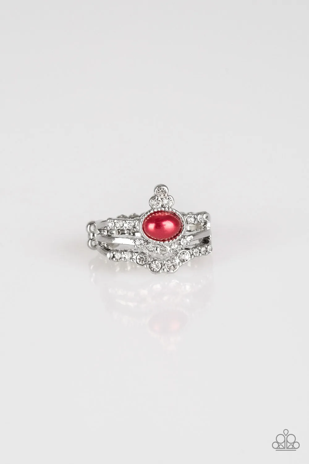 Timeless Tiaras - Red Paparazzi Ring