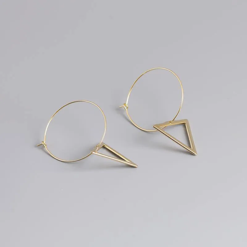 Triangle Drop Earrings