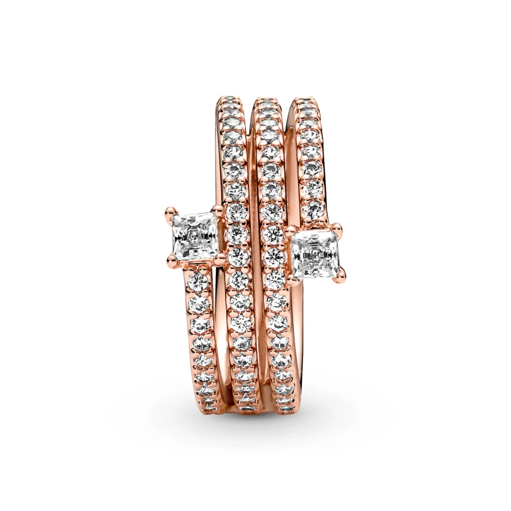 Triple Spiral Ring