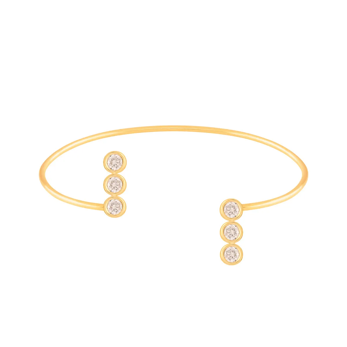 Vertical Luna Bangle