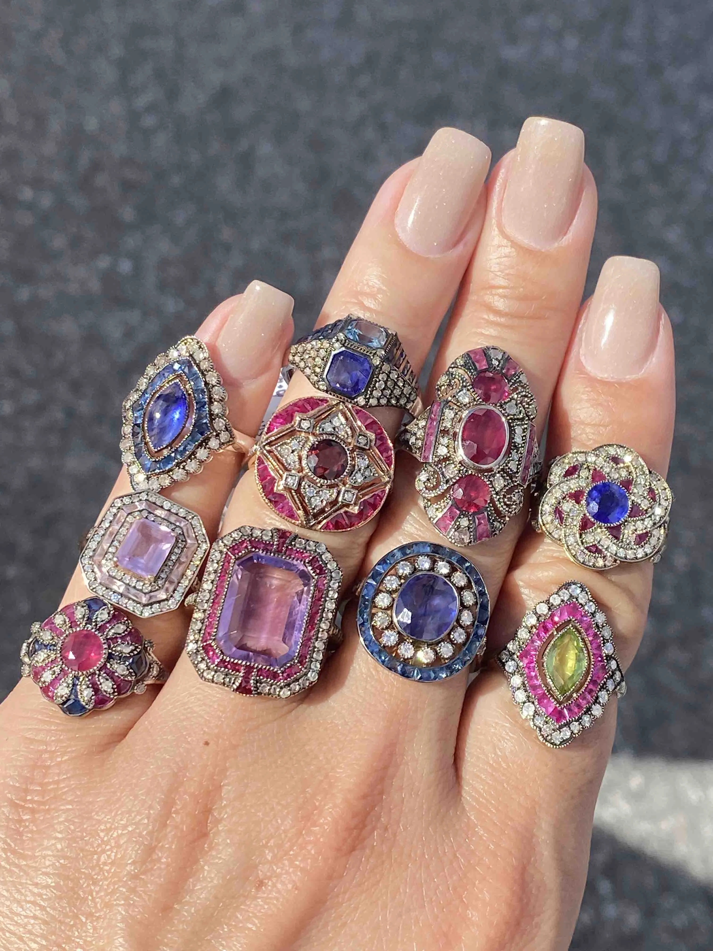 Victorian Revival Statement Dinner Rings R0000