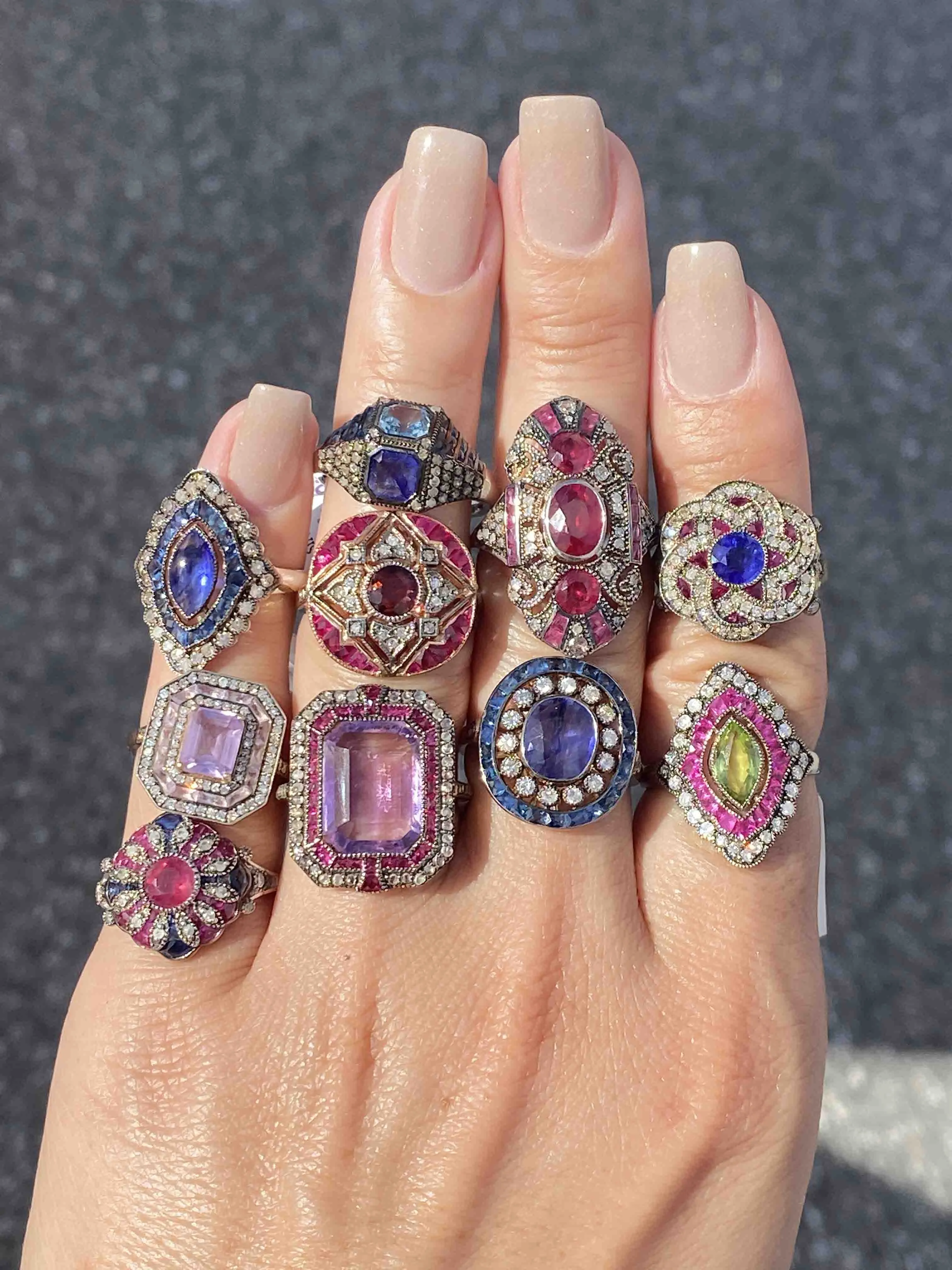 Victorian Revival Statement Dinner Rings R0000