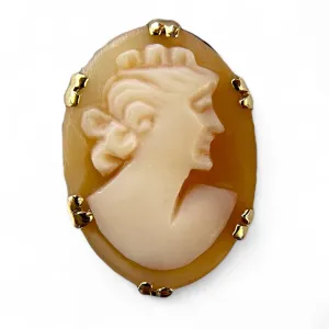 Vintage Cameo Ring with Intricate Gold Setting – Timeless Elegance
