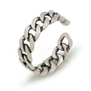 Vintage Net Ring in Sterling Silver