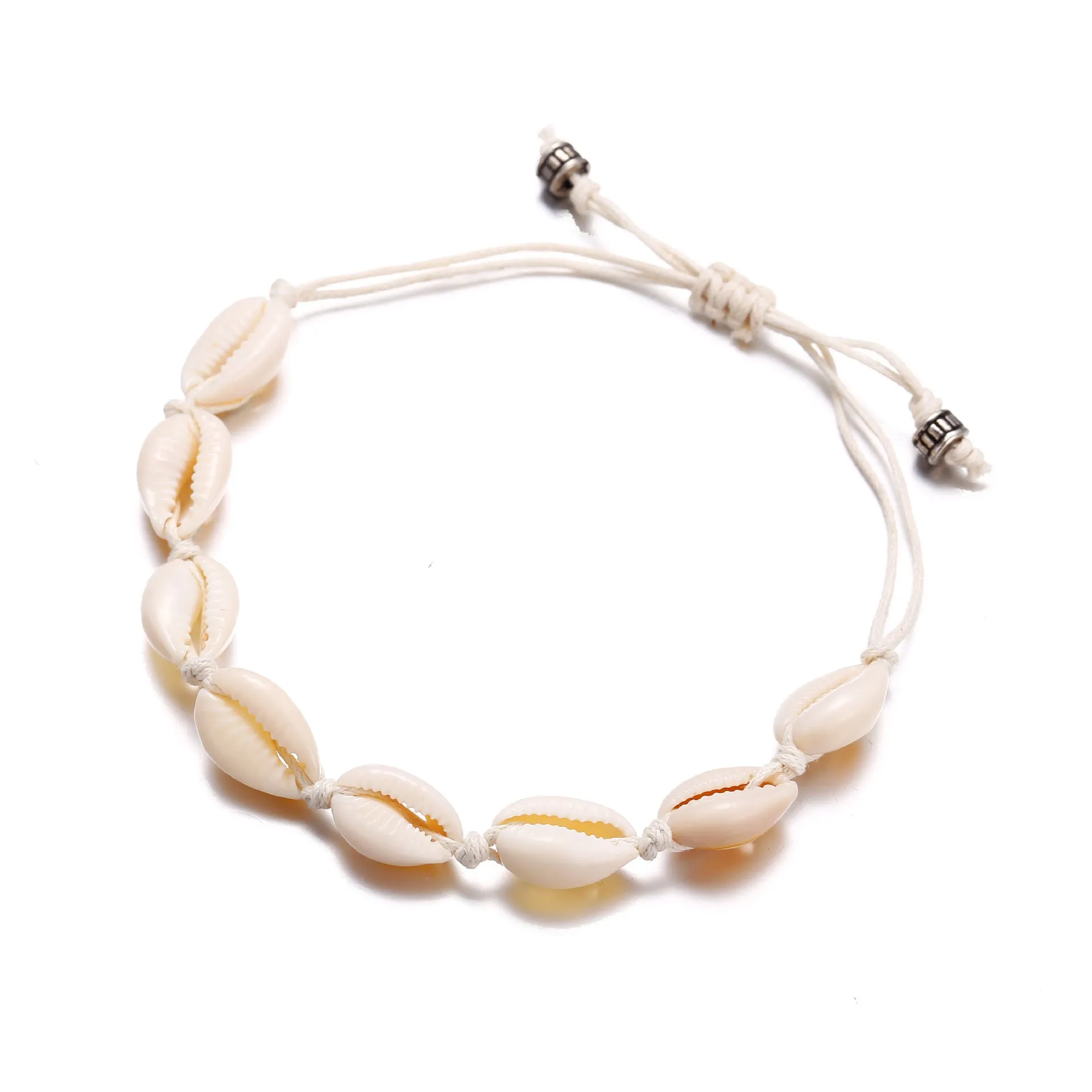 Wholesale creative simple retro three snail shell Anklets JDC-AS-F503