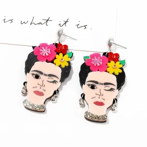 Wholesale Vintage Classic Acrylic Earrings