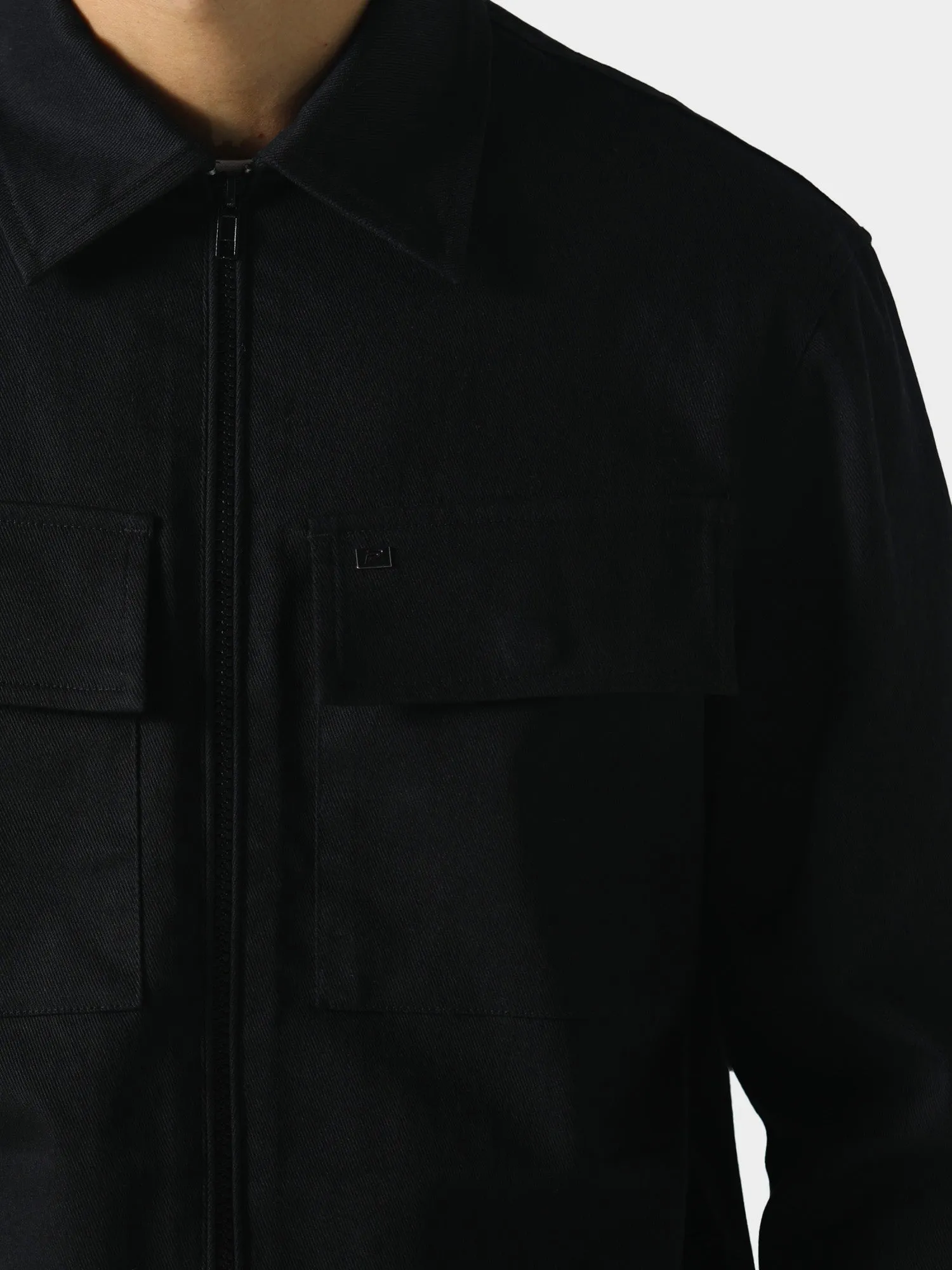 Zandus Black Overshirt