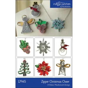 Zipper Christmas Cheer Pattern, Free PDF Download